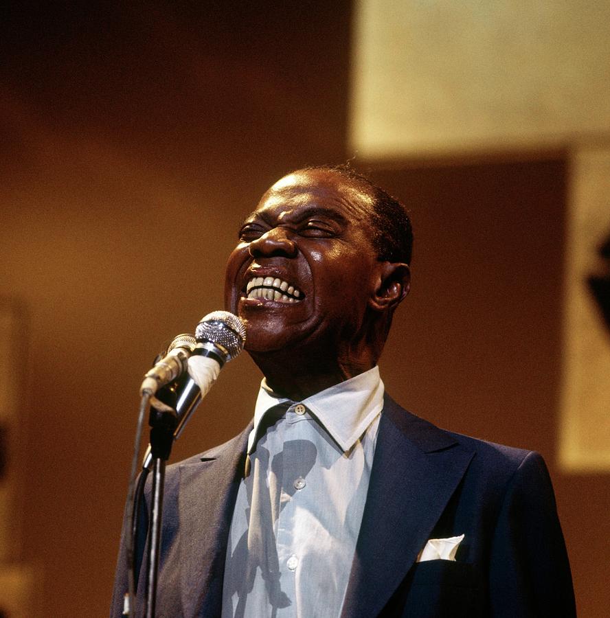 Photo Of Louis Armstrong #5 Photograph by David Redfern
