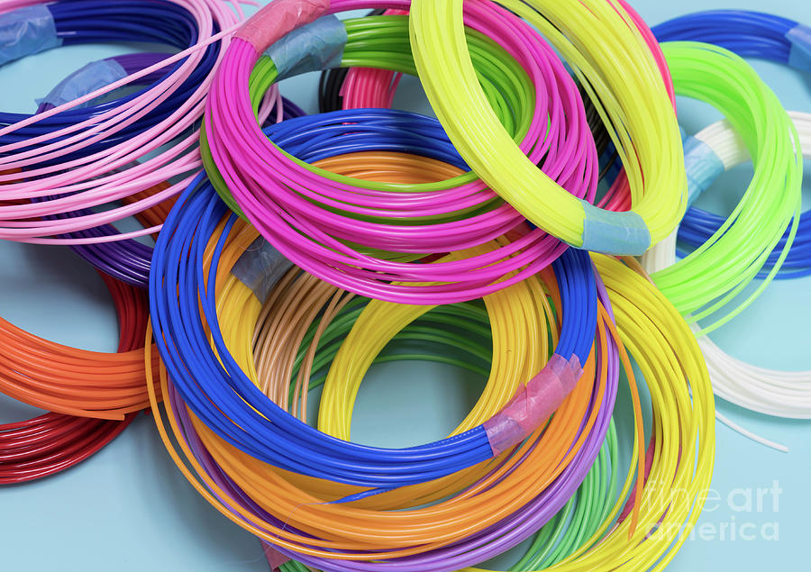 Plastic Filaments For 3d Printing #5 Photograph by Wladimir Bulgar/science Photo Library