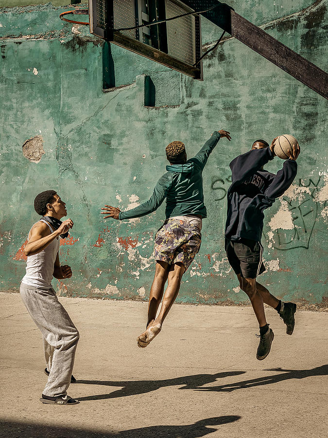 Playing Basketball #5 Photograph by Andreas Bauer