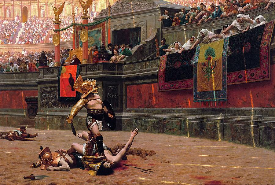 Pollice Verso Painting by Jean-leon Gerome Pollice Verso Painting by Jean-leon Gerome