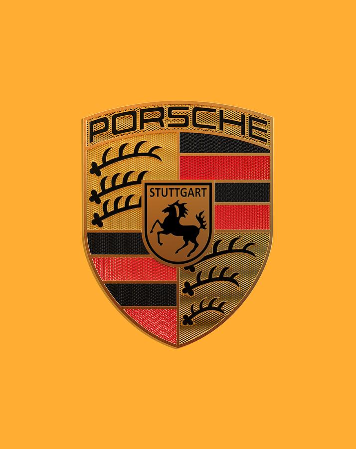 Porsche Badge Digital Art by Porsche Badge