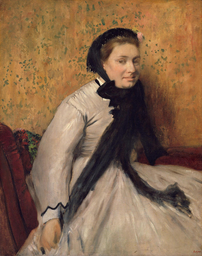 Portrait of a Woman in Gray by Edgar Degas Portrait of a Woman in Gray by Edgar Degas