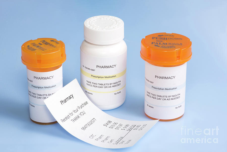 Prescription Cost #5 Photograph by Sherry Yates Young/science Photo Library