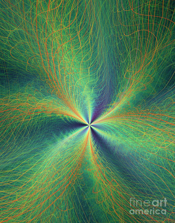 Quantum Entanglement Or Gravity Waves. #5 Photograph by David Parker/science Photo Library