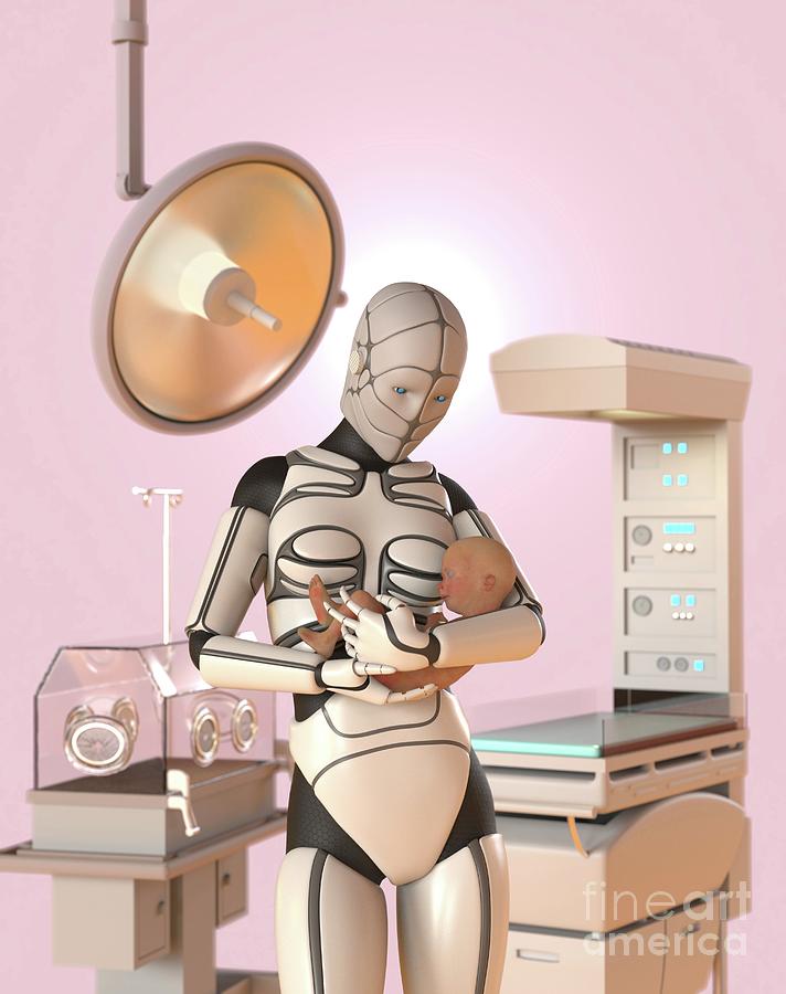 Robotic Midwife #5 Photograph by Tim Vernon / Science Photo Library