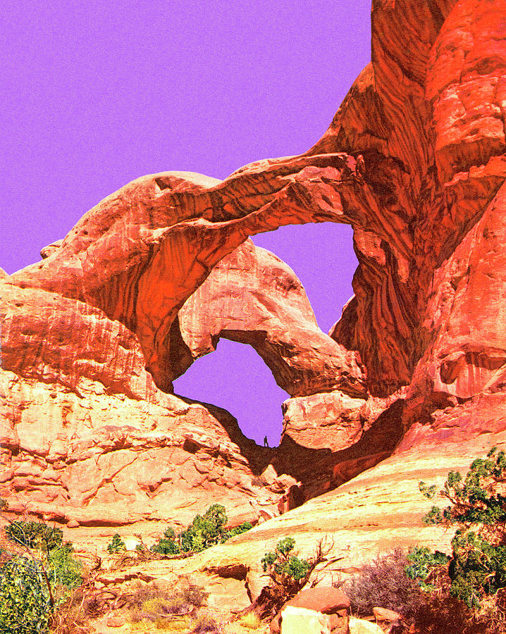 Nature Drawing - Rock Formation Landscape #5 by CSA Images