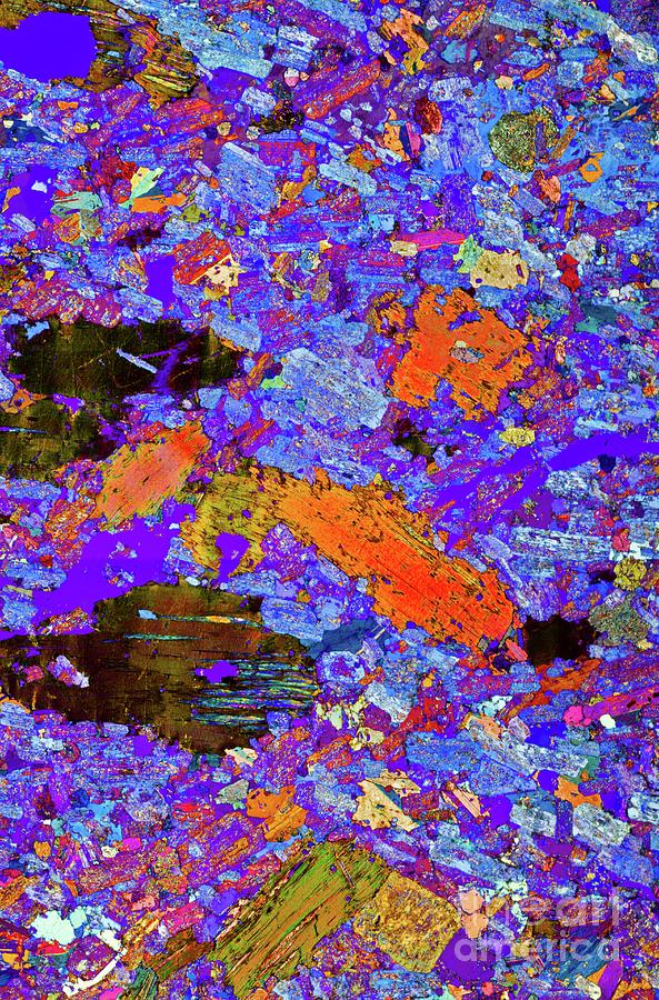 Rock Mineral Crystals #5 Photograph by Dr Keith Wheeler/science Photo Library