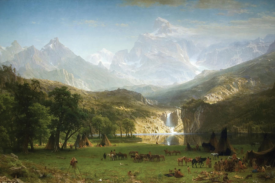 Rocky Mountains, Landers Peak #5 Painting by Albert Bierstadt