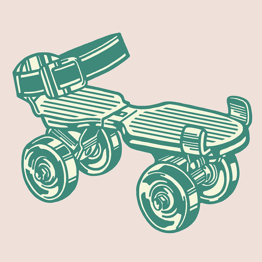 Roller Skate Drawing by CSA Images Fine Art America