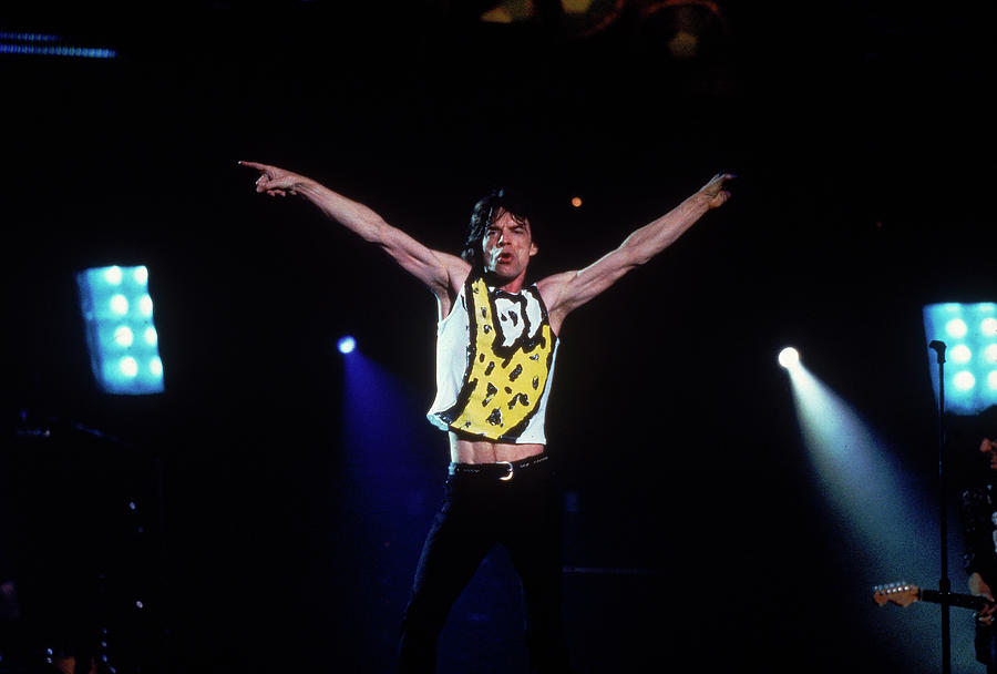 The Rolling Stones Photograph - Rolling Stones On Voodoo Lounge Tour #6 by Dmi