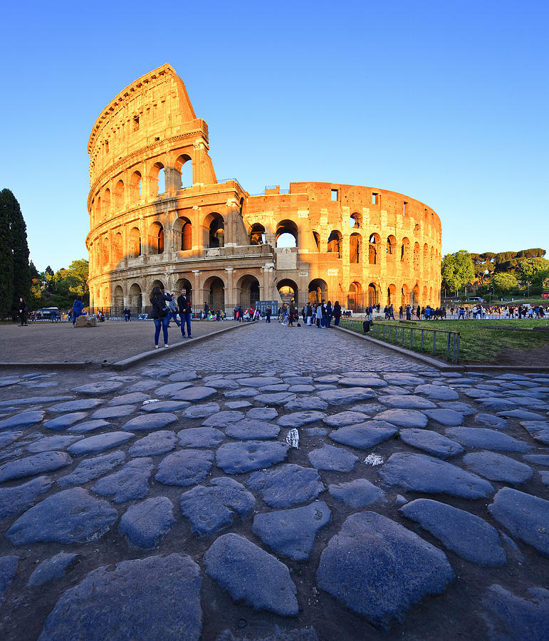 Architecture Digital Art - Rome, Coliseum, Italy #5 by Luigi Vaccarella