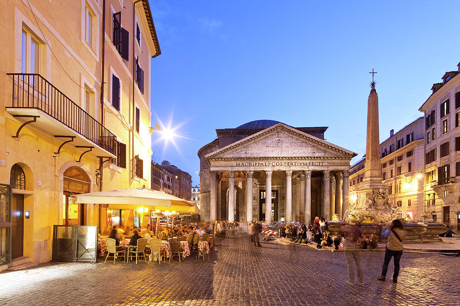 Rome, Pantheon, Italy #5 Digital Art by Luigi Vaccarella