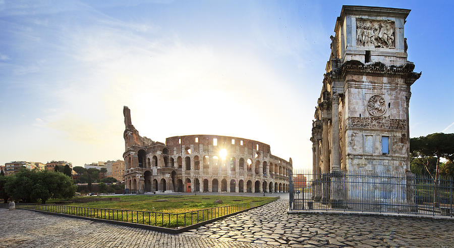 Rome, Roman Forum, Italy #5 Digital Art by Luigi Vaccarella