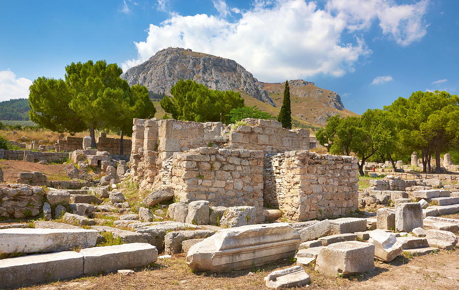 City Photograph - Ruins Of The Ancient City Of Corinth #5 by Jan Wlodarczyk