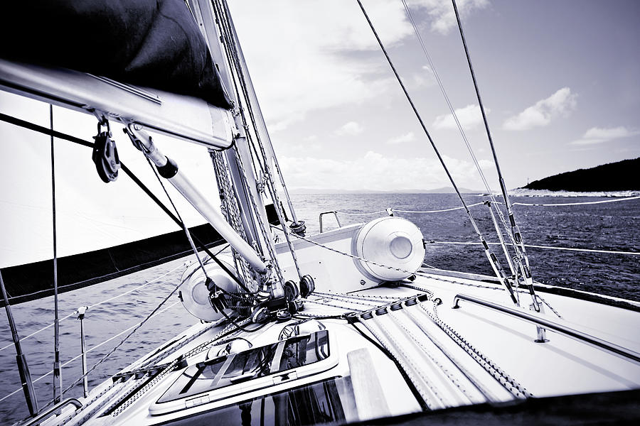 Sailing In The Wind With Sailboat #5 Photograph by Mbbirdy