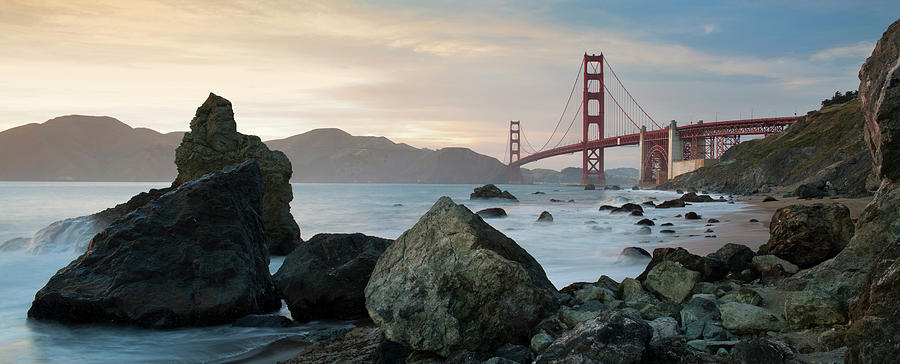 San Francisco, Golden Gate Bridge #5 Digital Art by Massimo Ripani