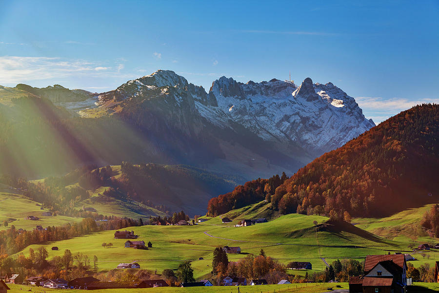 Nature Digital Art - Scenic View, Appenzell, Appenzellerland, Switzerland #5 by Francesco Meroni
