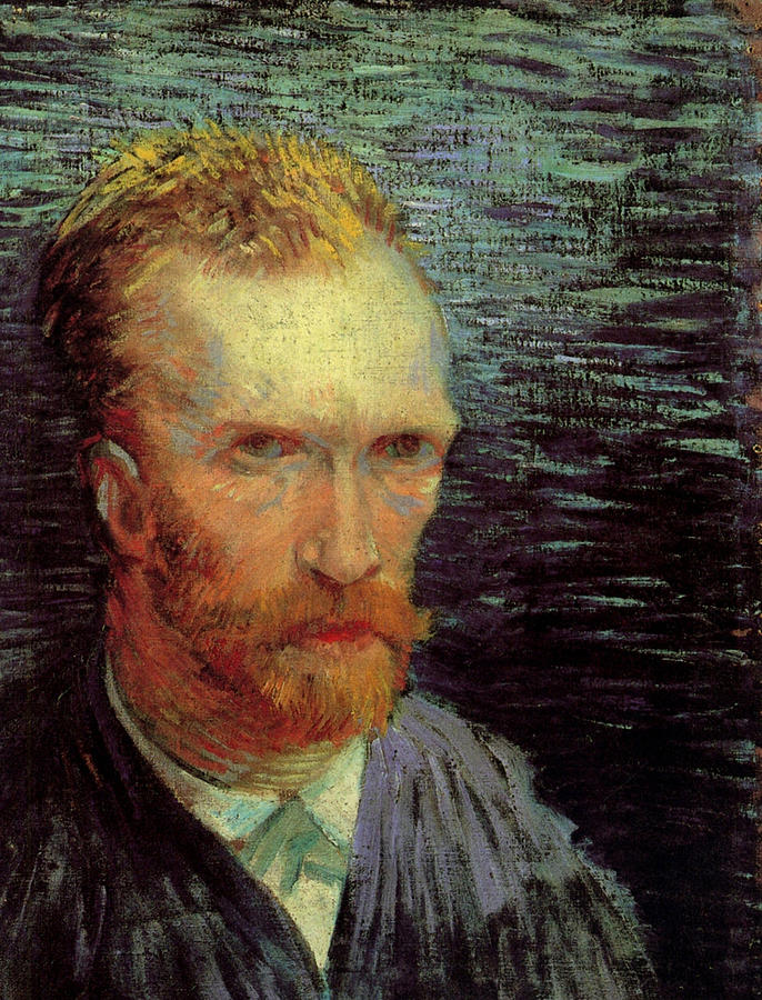 Self Portrait of Vincent Van Gogh #5 Painting by 