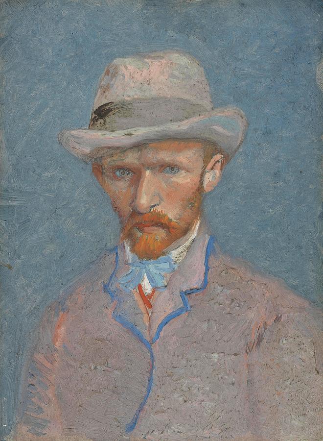 Vincent Van Gogh Painting - Self-Portrait. #5 by Vincent van Gogh -1853-1890-