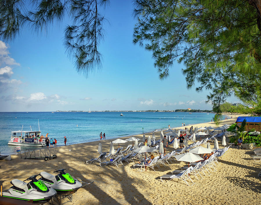 Seven Mile Beach, Cayman Islands #5 Digital Art by Angela Pagano