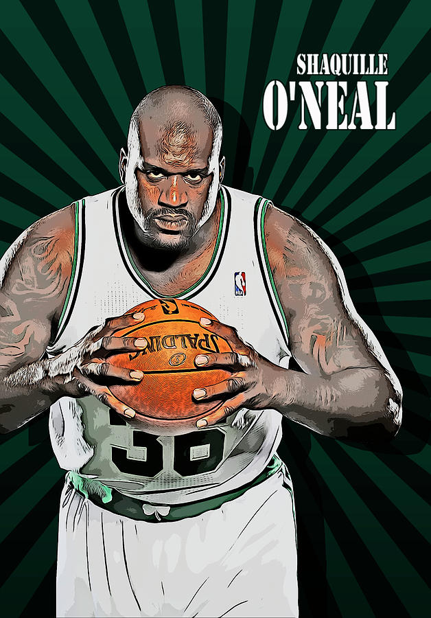 Shaquille Rashaun O'neal Digital Art By Nadezhda Zhuravleva