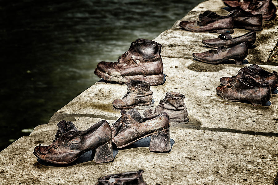 Shoes on the Danube Bank in Budapest #5 Photograph by Vivida Photo PC