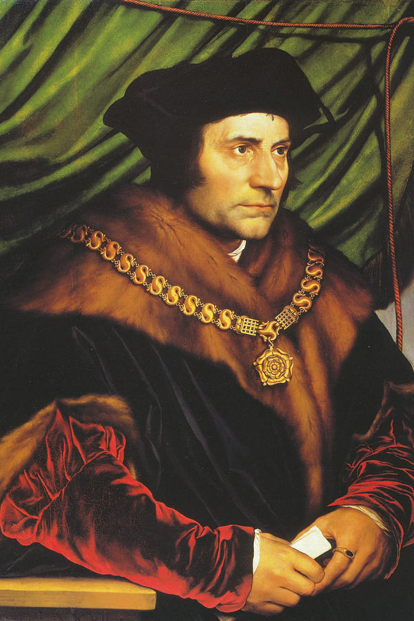 Sir Thomas More Painting by Hans Holbein the Younger