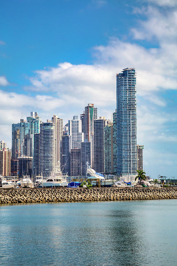 Skyline, Panama City, Panama #5 Digital Art by Lumiere