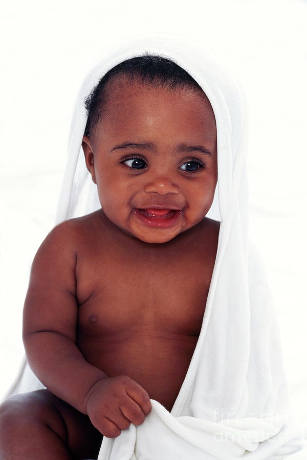 Smiling Baby Girl #5 Photograph by Paul Whitehill/science Photo Library