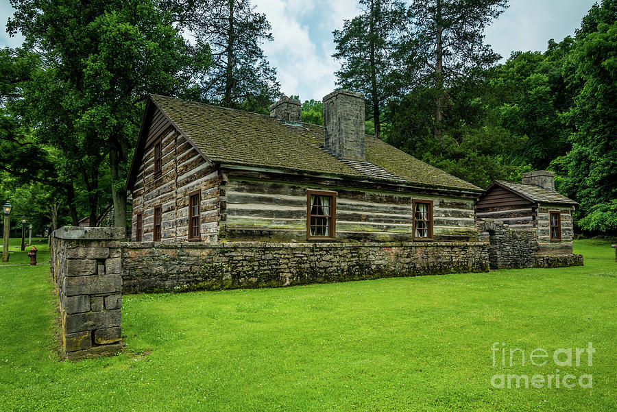 Cabin Photograph - Spring Mill State Park - Mitchell - Indiana #6 by Gary Whitton