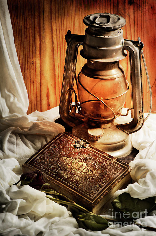 Still Life With Old Lantern Photograph