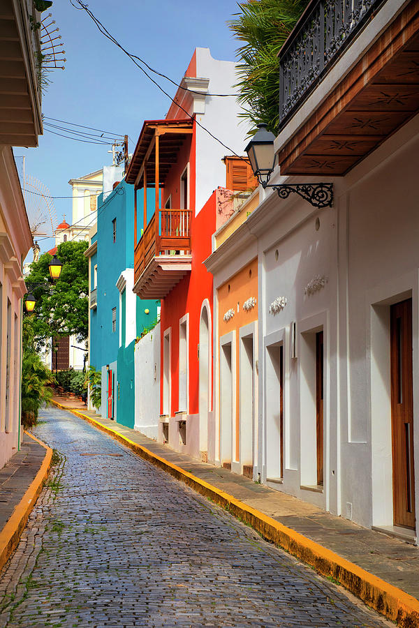 Streets, Old San Juan, Puerto Rico Digital Art by Claudia Uripos - Fine ...