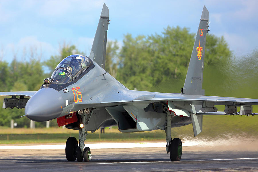 Su-30sm Jet Fighter Of Kazakhstan Air #5 Photograph by Artyom Anikeev