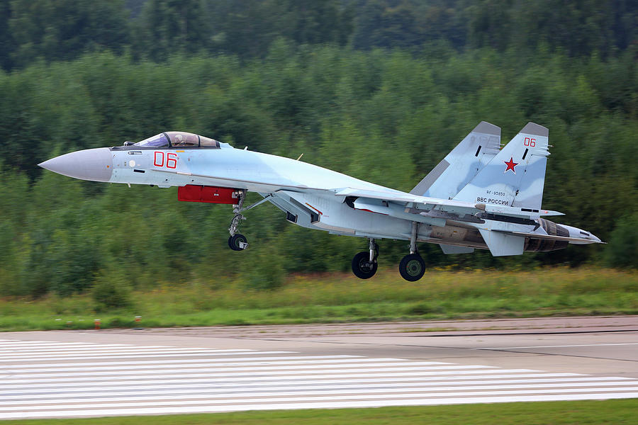 Sukhoi Su-35s Jet Fighter Photograph by Artyom Anikeev - Pixels