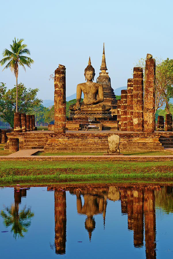 Sukhothai Historical Park, Thailand #5 Digital Art by Bruno Morandi