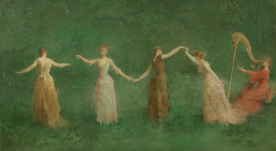Summer Painting by Thomas Wilmer Dewing Summer Painting by Thomas Wilmer Dewing