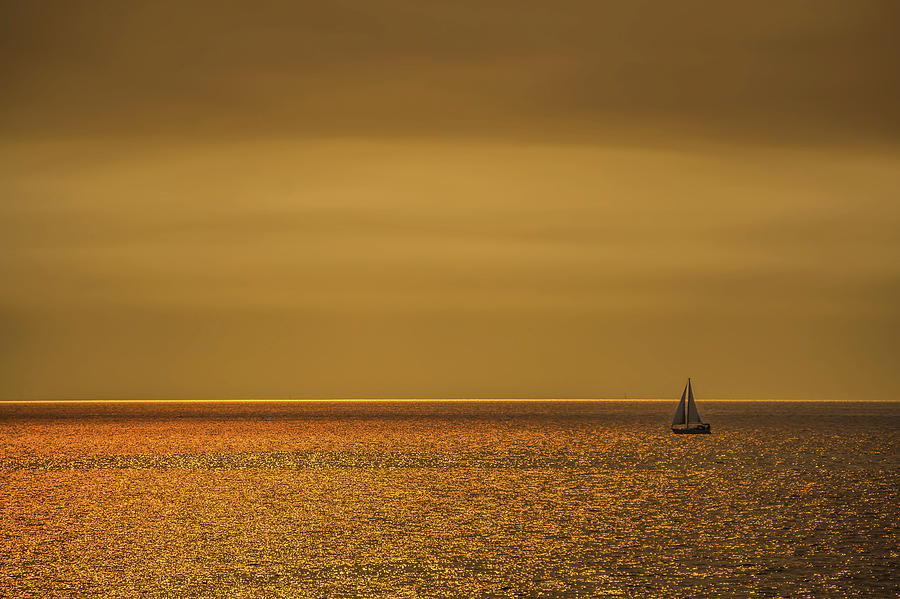 Sunset At Santa Monica Beach And Pier #5 Photograph by Alex Grichenko