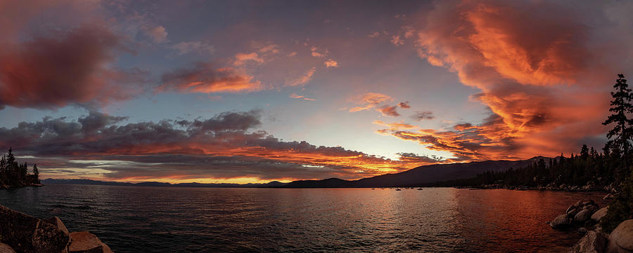 Tahoe Sunset #5 Photograph by Martin Gollery