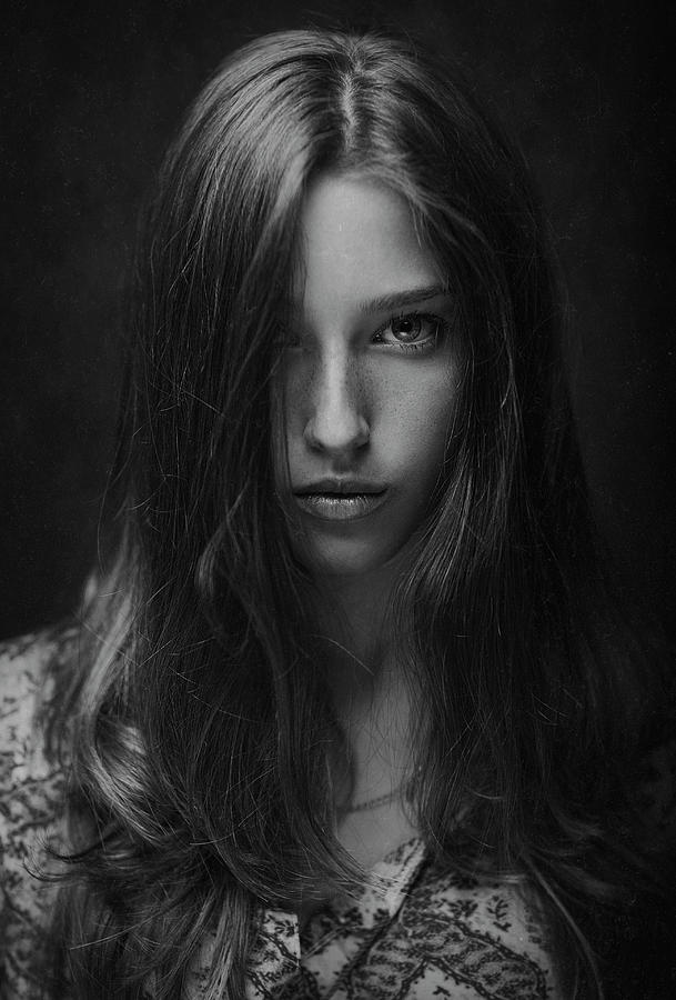 Black And White Photograph - Tanya #5 by Zachar Rise