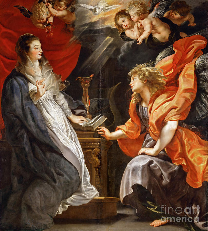 The Annunciation by Heritage Images