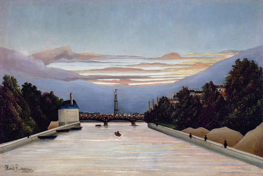 Henri Rousseau Painting - The Eiffel Tower #5 by Henri Rousseau