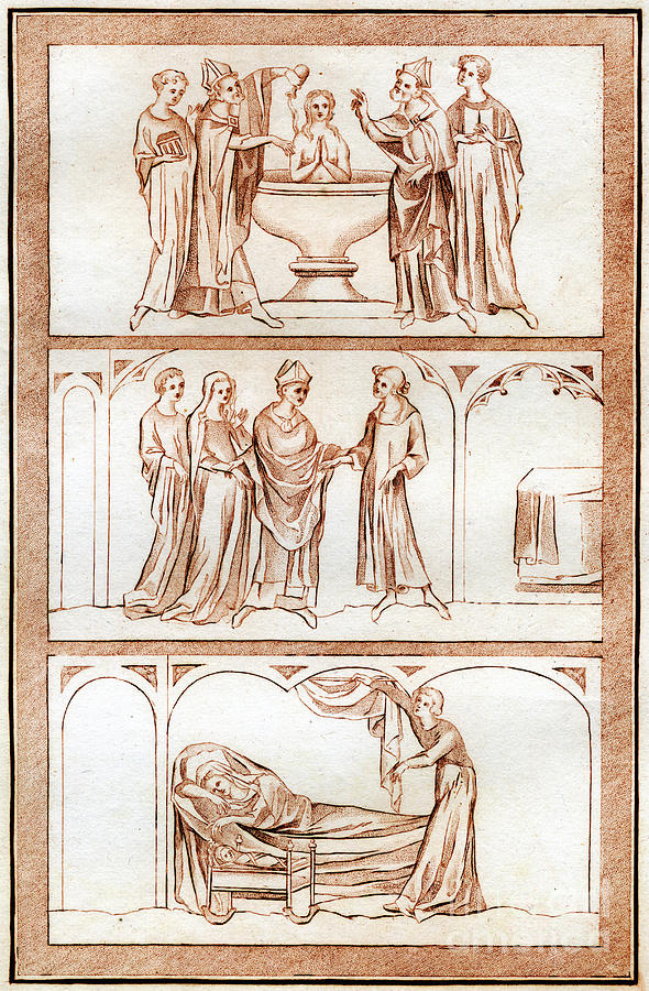 The Life Of Thomas Becket, 1801.artist #5 Drawing by Print Collector