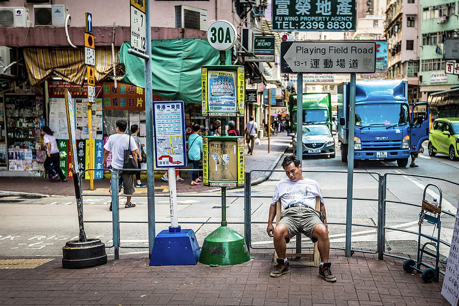 The streets of Hong Kong Photograph by Roman Sidorenko - Fine Art America