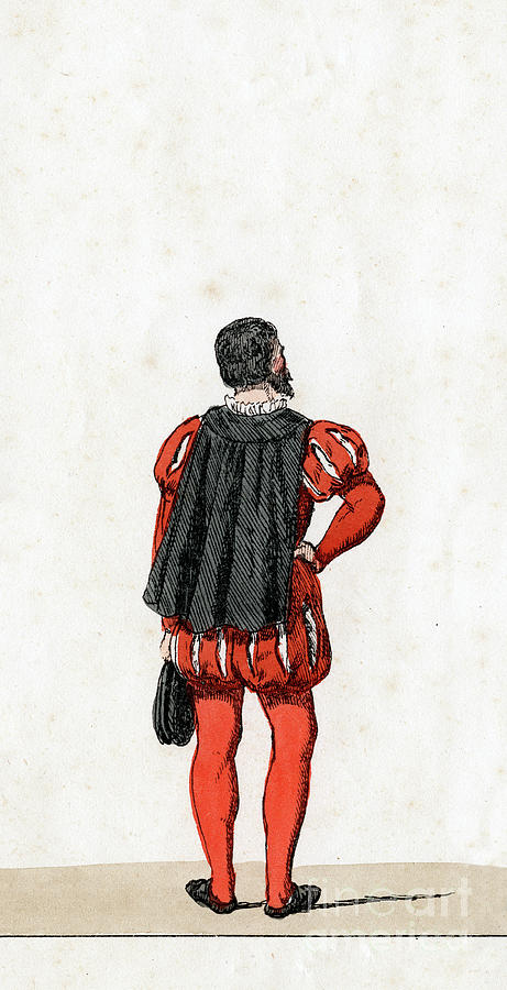 Theatre Costume Design For Shakespeares #5 Drawing by Print Collector