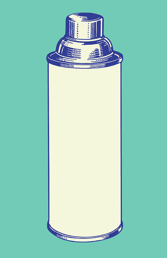 Vintage Drawing - Thermos #5 by CSA Images