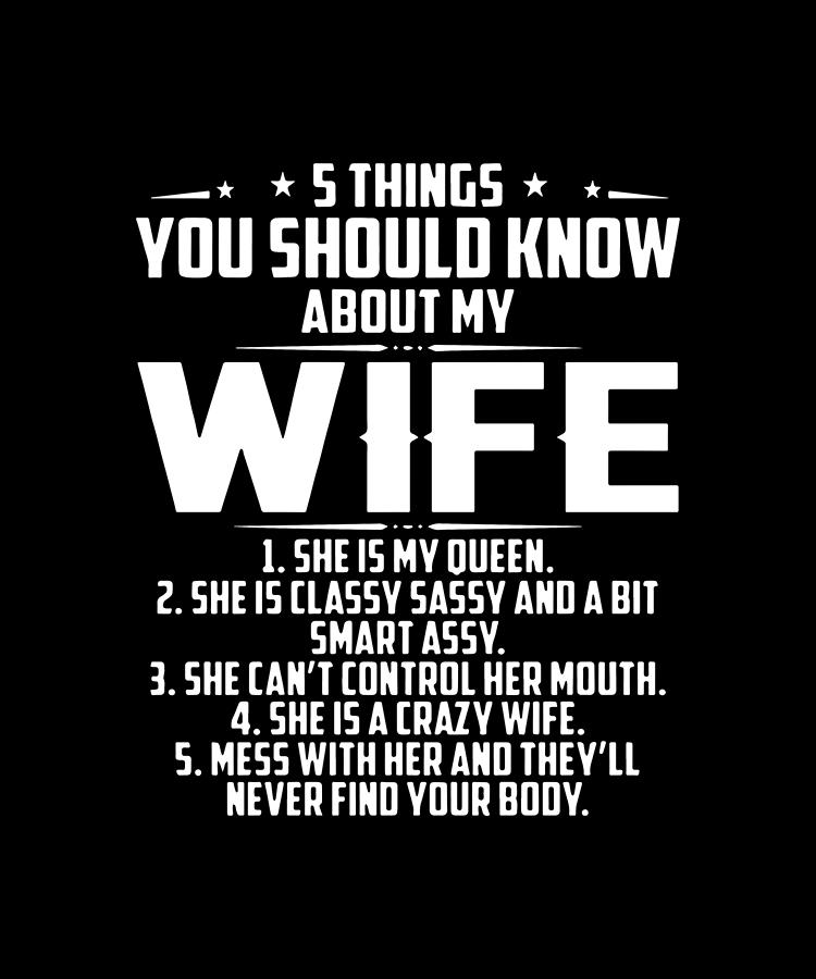 all about my wife