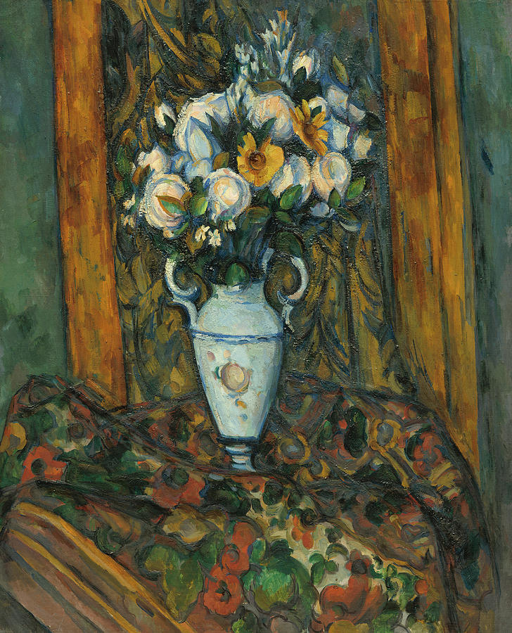 Vase of Flowers Painting by Paul Cezanne - Fine Art America