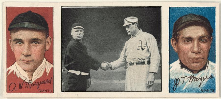 Vintage Baseball Card Photograph By Photo File 