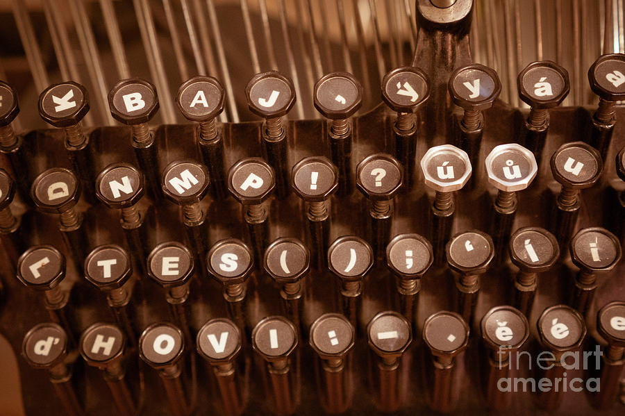 Vintage Keyboard #5 Photograph by Wladimir Bulgar/science Photo Library