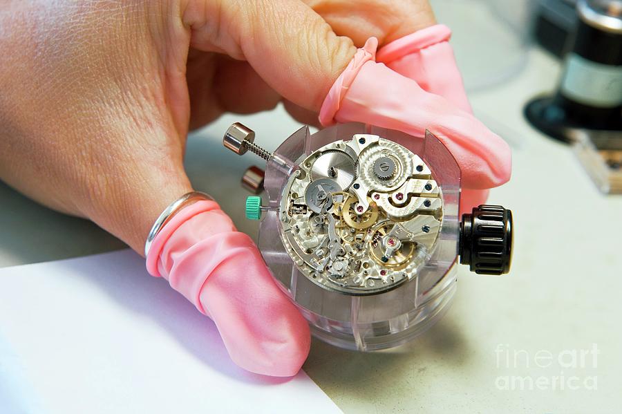 Watchmaking #5 Photograph by Philippe Psaila/science Photo Library